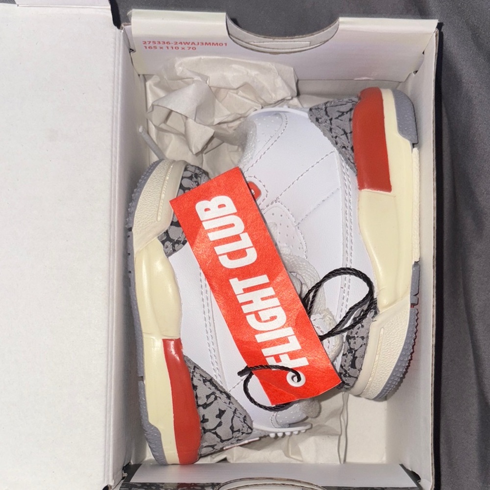 Kids White and Gray Sneakers